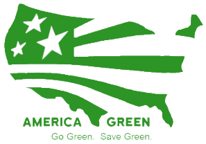 America Green Go Green. Save Green.